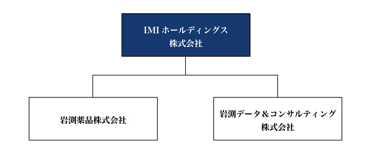IMIホールディングスの組織図